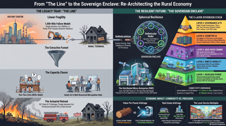The Economic and Spatial Architecture of Rural Knowledge and Precision Production